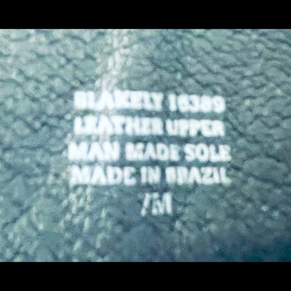 BLAKELY Brazilian Black Leather Boots Women’s Size 7M - Picture 7 of 7